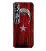 Tecno Spark 6 6 Go 8C 8 Pro 7 7 Spark 9 Pro Kılıf Desemli Silikon Şanlı Türk Bayrağı 2 1317