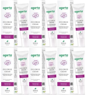 Agarta Doğal Göz Altı Kırışıklık ve Koyu Halka Yaşlandırma Karşıtı Antiaging Kremi 20 ML (6 Lı Set)