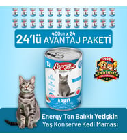 Ton Balıklı Yetişkin Yaş Kedi Maması 400 g - 24 Adet