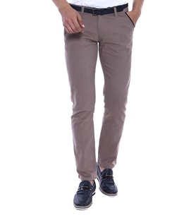 Gabardin Modelli Bej Erkek Pantolon - Wessi (Krem)
