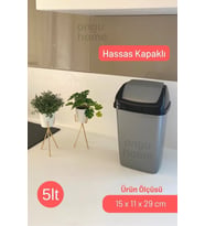 Pratik ve şık tezgah üstü çöp kovası, mutfak, banyo ve ofis kullanımı