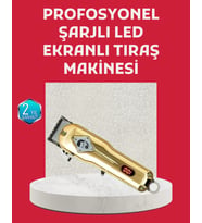 1800 mAh Bataryalı Uzun Kullanım Süreli Şarjlı Tıraş Makinesi