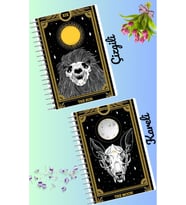 Tarot defter seti 2 adet A4 boyutu 21*30 çizgili + kareli 60 syf