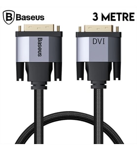 Baseus Enjoyment Series DVI TO DVI HDTV Projector Kablo 3 Metre-(5775) - HPSBYI1944-1042