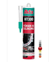 AKFİX YÜKSEK ISI SİLİKONU KIRMIZI 280 ML