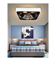 Astronot Avize-led Avize-25watt-30cm X 30cm, Çocuk Odası Avize, Avize Modelleri,space Avize-astronot