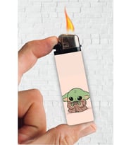Sevimli Baby Yoda Temalı Gazlı Çakmak, Hediye ve Koleksiyon İçin Ideal
