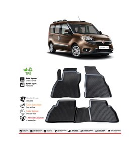 Fiat Doblo 2019 Model 4D Havuzlu Paspas