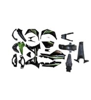 Rks Snıper Kaporta Seti (Farsız Stopsuz) Sıyah+Yeşıl