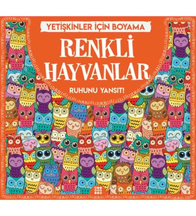 Renkli Hayvanlar - Yetişkinler İçin Boyama