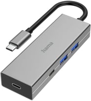 USB-C Hub 4 Bağlantı Noktası (2x USB-C, 2x USB-A, USB-C Yerleştirme İstasyonu Güç Dağıtımı, USB A Hub, USB Hub 3.2 Şarj Fonksiyonu, Çoklu Bağlantı Noktası 5 Gbit/s, Thunderbolt 4 Hub, Macbook,