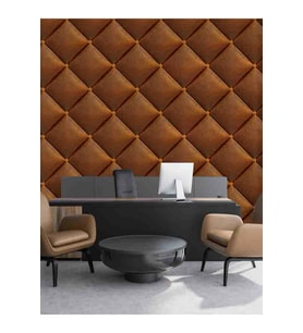 Dreamwall 3 Boyutlu Kapitone Desenli Silinebilir Tekstil Duvar Kağıdı (Çok Renkli)