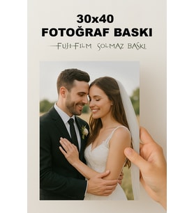 6 Adet 30x40 Ölçülerde Fotoğraf Baskınız (Orijinal Solmaz FUJiFİLM)