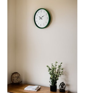 36 Cm Yeşil Dekoratif Duvar Saati (Standart)