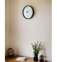 36 Cm Yeşil Dekoratif Duvar Saati (Standart)