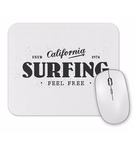 California Surfing Feel Free Mouse Pad