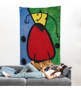 Joan Miro - Suyut Kadın Duvar Örtüsü-7299