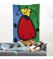 Joan Miro - Suyut Kadın Duvar Örtüsü-7299