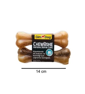 Gimdog Mordimi Press Kemik 5,5'' - 14 cm - 2'li Doğal Kemik 120 gr