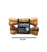 Gimdog Mordimi Press Kemik 5,5'' - 14 cm - 2'li Doğal Kemik 120 gr
