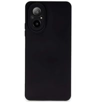 Realme 12 Lite Kılıf Nano içi Kadife Silikon - Siyah