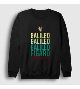Presmono Unisex Siyah Galileo Queen Freddie Mercury Sweatshirt 34289tt