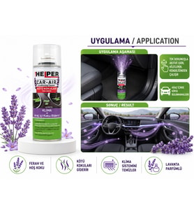 HELPER KLİMA KOKU GİDERİCİ SPREY LAVANTA 200 ML