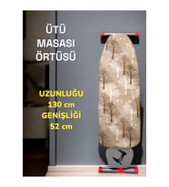 Isıya Dayanıklı Lastikli Lüks Ütü Masası Örtüsü Kılıfı