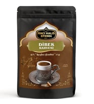 Hacı Halis Efendi Dibek Kahvesi 200 gr Hakiki Sütsüz Karışımsız Sade Geleneksel Öğütüm