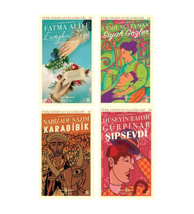 Levayih-i Hayat + Siyah Gözler + Şıpsevdi + Karabibik (günümüz Türkçesiyle)- 4 Kitap Set - Iş Bankas