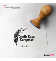 Kişiye Özel Kitap Damgası Kitap Mührü Kaşe Kitap Mühür Özel Damga 20