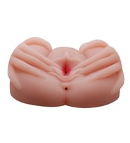 Lilitu Shop Lifelike 2 İşlevli Titreşimli Suni Vajinal ve  Masturbatör