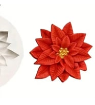 Dekoratif Çiçek Silikon Kalıp 5x1.5 Cm