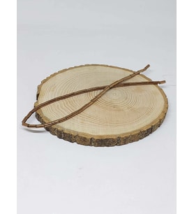 Hematit Taşı Silindir YARIM Dizi 4x8mm (36775) (18cm Uzunluğundadır)