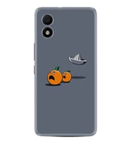 TCL 303 Kılıf Resimli Desenli Baskılı Silikon Orange Escape 1374