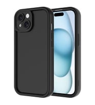 coverzone iPhone 13 ile uyumlu K?l?f Parlak, Tek Renkli Y�zey Dayan?kl? Malzeme & Tam Koruma Redolent K?l?f iPhone 13 ile uyumlu K?l? Ergonomik Kavrama Kolay Eri?im Kapak Siyah