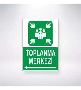 Toplanma Merkezi <-- 21x28 Arkası Yapışkanlı Levha
