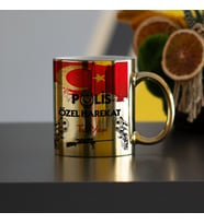 Polis Özel Harekat Gold Kupa Bardak 002