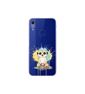 Honor 8A ile Uyumlu Splash Mirket Tasarımlı Şeffaf Silikon Kılıf
