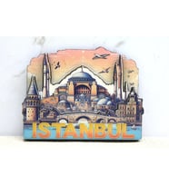 Ahşap İstanbul Temalı Magnet Alk4364