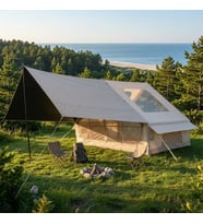 Rovos Şişme Kamp Çadırı 6 Kişilik Büyük Boy Aile Çadırı Hızlı Kurulum Hava Direkli Kamp, Glamping, Festival ve Outdoor Kullanımı - Camping