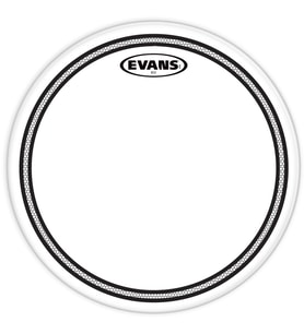 Evans TT16ECR EC Resonant 16 İnç Tom Alt Derisi (Profesyonel) Dahili SST (Sound Shaping Technology) Halkası, Floor Tomlar İçin Kontrollü Harmonikler ve Net Duyum