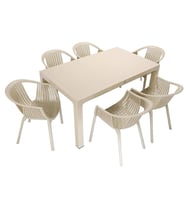 Mandella Wood 90x150 Roma Koltuk Masa Takımı ÇÖLBEJİ