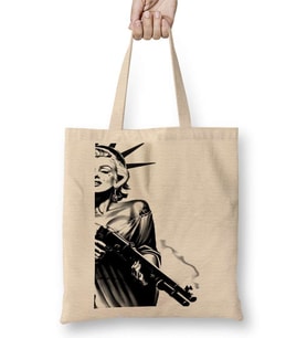 Marilyn Monroe Poder Feminino Bez Çanta Uzun Saplı