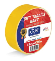 Kraf Çift Taraflı Bant 38 mm x 25 mt 