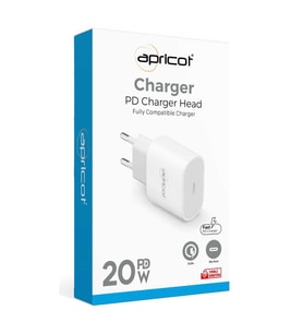 20W PD Type-C Hızlı Şarj Adaptörü Beyaz