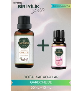 Orkide 30 ML + Gül 10 ML ( Oda Kokusu Aroma Terapi Buhurdanlık / Difüzör Yağı ) Set 2 Adet