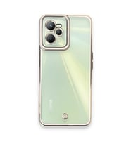 Realme C35 Kılıf Liva Lens Silikon - Beyaz