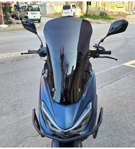 MOTOCAM RKS Newlight PRO Ön Cam 2023-2026 Model 58cm Siyah Renkli 4mm ORİJİNAL BOYLU