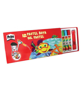 Pritt Pastel Boya 12 Renk Karton Kutu 